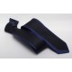 Cravate Slim Motifs Tissés Couleur + Bords couleur 100% Microfibre